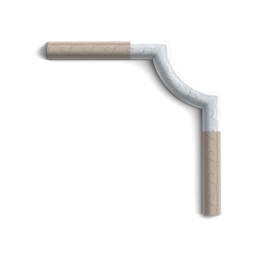 Orac Eckstück P 101/A 25,0 x 25,0 x 2,5 cm (Luxxus)